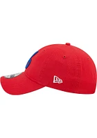 New Era Philadelphia 76ers 2022 NBA City Edition 9TWENTY Adjustable Hat - Red
