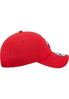 New Era Philadelphia 76ers 2022 NBA City Edition 9TWENTY Adjustable Hat - Red