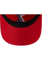 New Era Philadelphia 76ers 2022 NBA City Edition 9TWENTY Adjustable Hat - Red