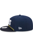 New Era Indiana Pacers Navy Blue 2022 NBA City Edition 9FIFTY Mens Snapback Hat