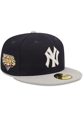 New Era York Yankees Mens Navy Blue Letterman 59FIFTY Fitted Hat