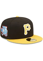 New Era Pittsburgh Pirates Mens Black Letterman 59FIFTY Fitted Hat