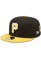 New Era Pittsburgh Pirates Mens Black Letterman 59FIFTY Fitted Hat
