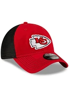 New Era Kansas City Chiefs Red JR Team Fronted 9TWENTY Youth Adjustable Hat