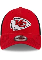 New Era Kansas City Chiefs Red JR Team Fronted 9TWENTY Youth Adjustable Hat