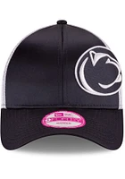 New Era Penn State Nittany Lions Navy Blue Team Glitzer 9FORTY Womens Adjustable Hat