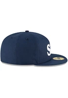 New Era St Louis Stars Mens Navy Blue 2022 Turn Back The Clock 59FIFTY Fitted Hat