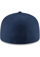 New Era St Louis Stars Mens Navy Blue 2022 Turn Back The Clock 59FIFTY Fitted Hat