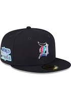 New Era Detroit Tigers Mens Navy Blue Polarlights 59FIFTY Fitted Hat