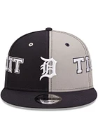 New Era Detroit Tigers Navy Blue Teamsplit 9FIFTY Mens Snapback Hat