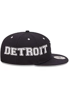 New Era Detroit Tigers Navy Blue Teamsplit 9FIFTY Mens Snapback Hat