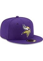 New Era Minnesota Vikings Mens Purple Basic 59FIFTY Fitted Hat