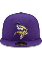 New Era Minnesota Vikings Mens Purple Basic 59FIFTY Fitted Hat
