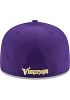 New Era Minnesota Vikings Mens Purple Basic 59FIFTY Fitted Hat
