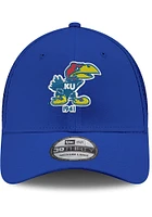 New Era Kansas Jayhawks Mens Blue 1941 Bird Neo 39THIRTY Flex Hat
