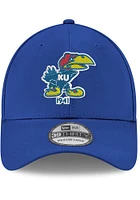 New Era Kansas Jayhawks Mens Blue 1941 Bird Team Classic 39THIRTY Flex Hat