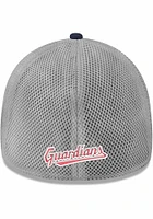 New Era Cleveland Guardians Mens Navy Blue G Logo Mesh Neo 39THIRTY Flex Hat