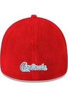 New Era St Louis Cardinals Mens Light Blue Coop Circle Bird Red Mesh Neo 39THIRTY Flex Hat