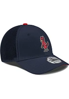 New Era St Louis Cardinals Mens Navy Blue Pitching Bird Mesh Neo 39THIRTY Flex Hat