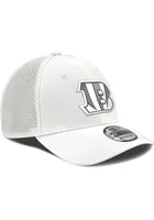 New Era Cincinnati Bengals Mens White Tonal Logo Team Classic 39THIRTY Flex Hat