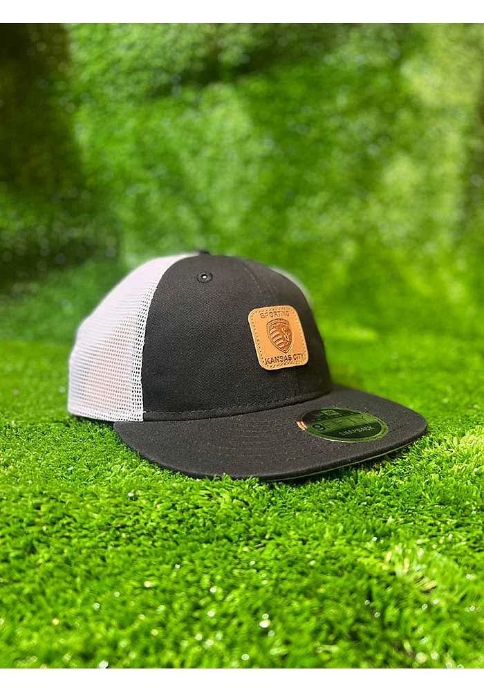 New Era Sporting Kansas City Trucker LP 9FIFTY Adjustable Hat - Black