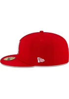 New Era Nebraska Cornhuskers Mens Red Basic 59FIFTY Fitted Hat