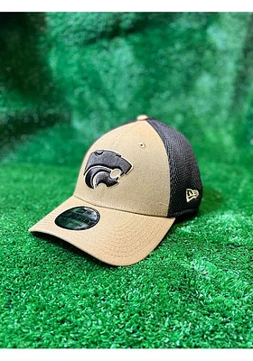 New Era K-State Wildcats Mens Brown Tonal Neo 39THIRTY Flex Hat