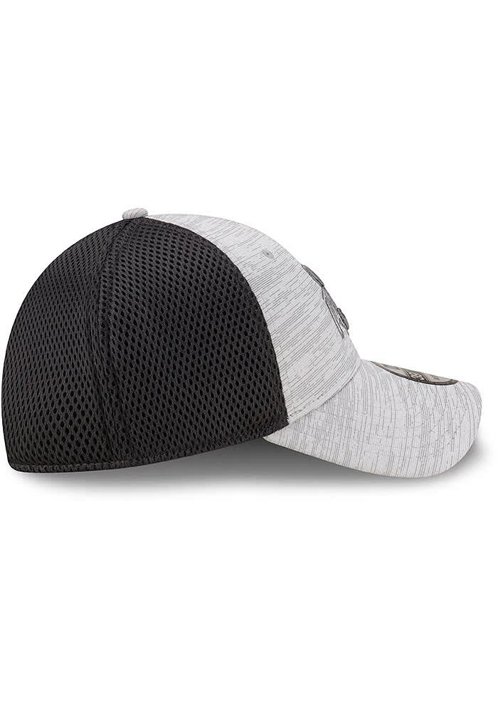 New Era Ohio State Buckeyes Mens Grey Tonal Logo Distinct Neo 39THIRTY Flex Hat