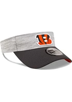 New Era Cincinnati Bengals Mens Grey 2T Distinct Adjustable Visor