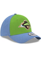 New Era Omaha Storm Chasers Mens Green Copa de Diversion Team Classic 39THIRTY Flex Hat