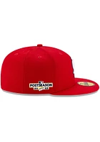 New Era St Louis Cardinals Mens Red 2022 Postseason Side Patch Game AC 59FIFTY Fitted Hat