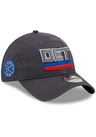New Era Detroit Pistons NBA Statement 9TWENTY Adjustable Hat - Grey