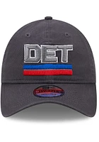 New Era Detroit Pistons NBA Statement 9TWENTY Adjustable Hat - Grey