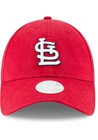 New Era St Louis Cardinals Red Core Classic Womens Adjustable Hat