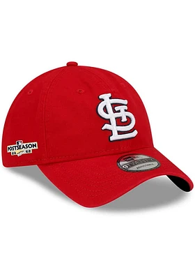New Era St Louis Cardinals 2022 Postseason Side Patch Core Classic 2.0 9TWENTY Adjustable Hat - Re..