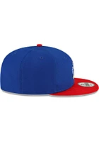 New Era Kansas Jayhawks Blue 2T 9FIFTY Classic Mens Snapback Hat