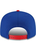 New Era Kansas Jayhawks Blue 2T 9FIFTY Classic Mens Snapback Hat