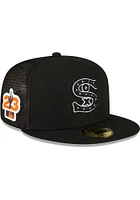 New Era Chicago White Sox Mens Black 2023 Spring Training 59FIFTY Fitted Hat