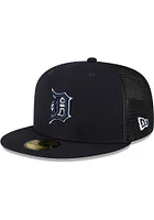 New Era Detroit Tigers Mens Navy Blue 2023 Spring Training 59FIFTY Fitted Hat