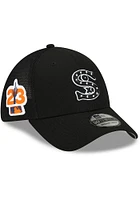 New Era Chicago White Sox Mens Black 2023 Spring Training 39THIRTY Flex Hat