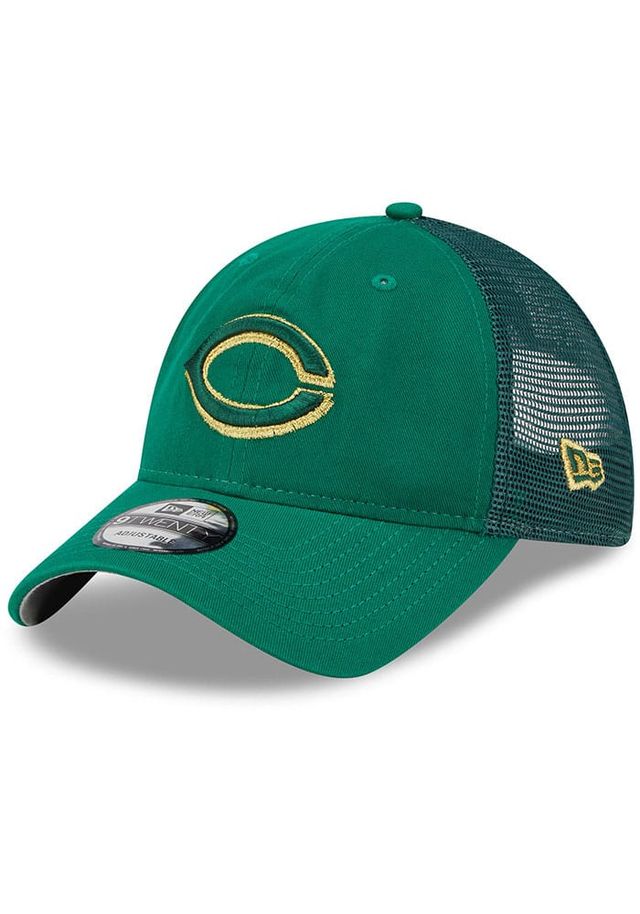 New Era Cincinnati Reds 2023 St Patricks Day 9TWENTY Adjustable Hat - Green