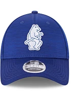 New Era Chicago Cubs 2023 Clubhouse Alt 9FORTY Adjustable Hat - Blue