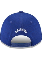 New Era Chicago Cubs 2023 Clubhouse Alt 9FORTY Adjustable Hat - Blue
