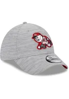 New Era Cincinnati Reds Mens Grey 2023 Clubhouse CW 39THIRTY Flex Hat