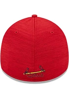 New Era St Louis Cardinals Mens Red 2023 Clubhouse Alt 39THIRTY Flex Hat