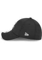 New Era Chicago White Sox Mens Black 2023 Clubhouse 39THIRTY Flex Hat