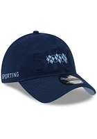 New Era Sporting Kansas City Navy Blue 2023 MLS Kick Off JR 9TWENTY Youth Adjustable Hat