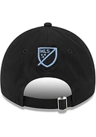New Era Sporting Kansas City Black 2023 MLS Kick Off JR 9TWENTY Youth Adjustable Hat