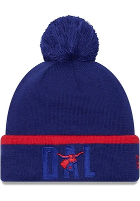 New Era FC Dallas Red 2023 MLS Kick Off Cuff Pom Mens Knit Hat