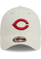 New Era Cincinnati Reds Mens White Classic 39THIRTY Flex Hat